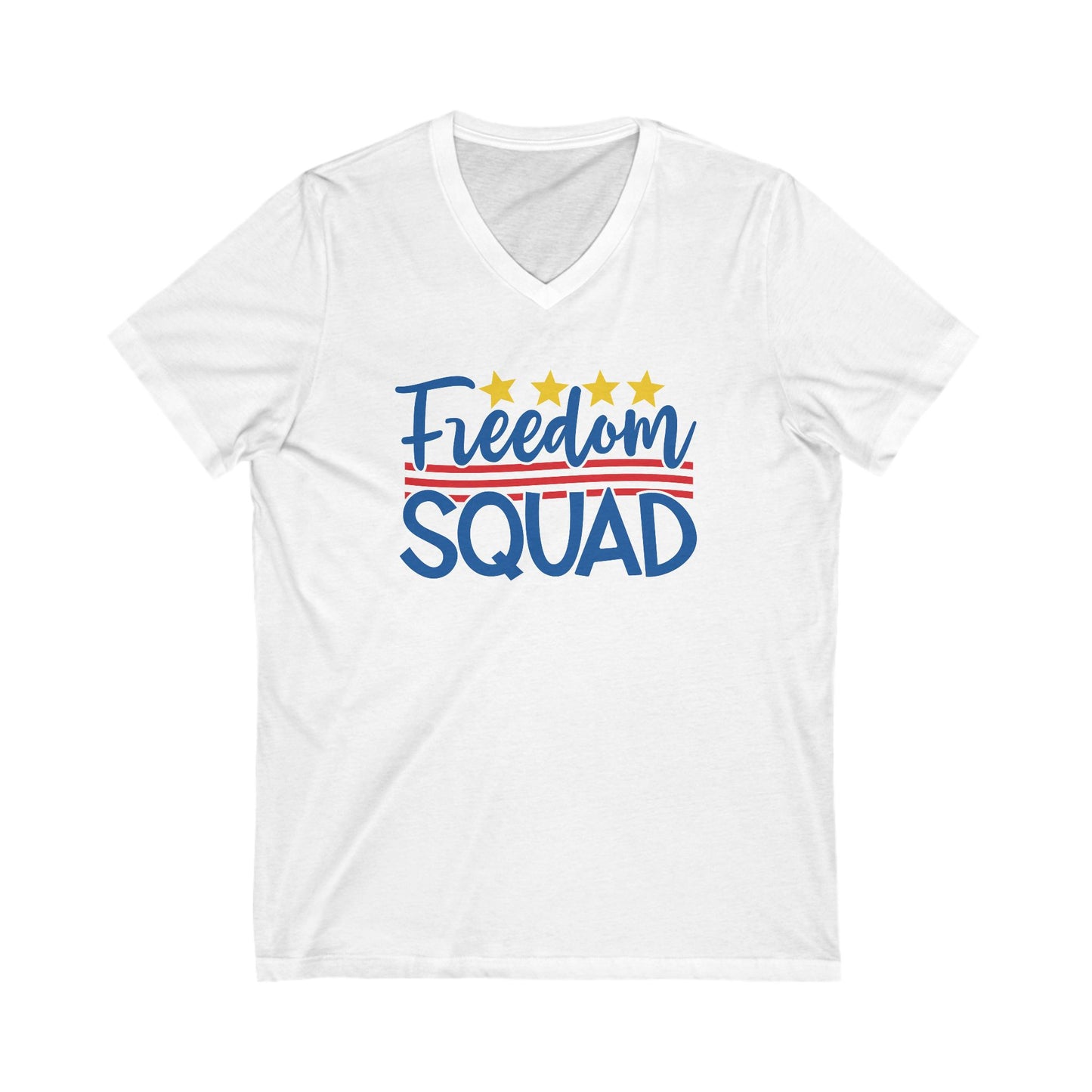 Freedom Squad - Men's Jersey Short Sleeve V-Neck Tee