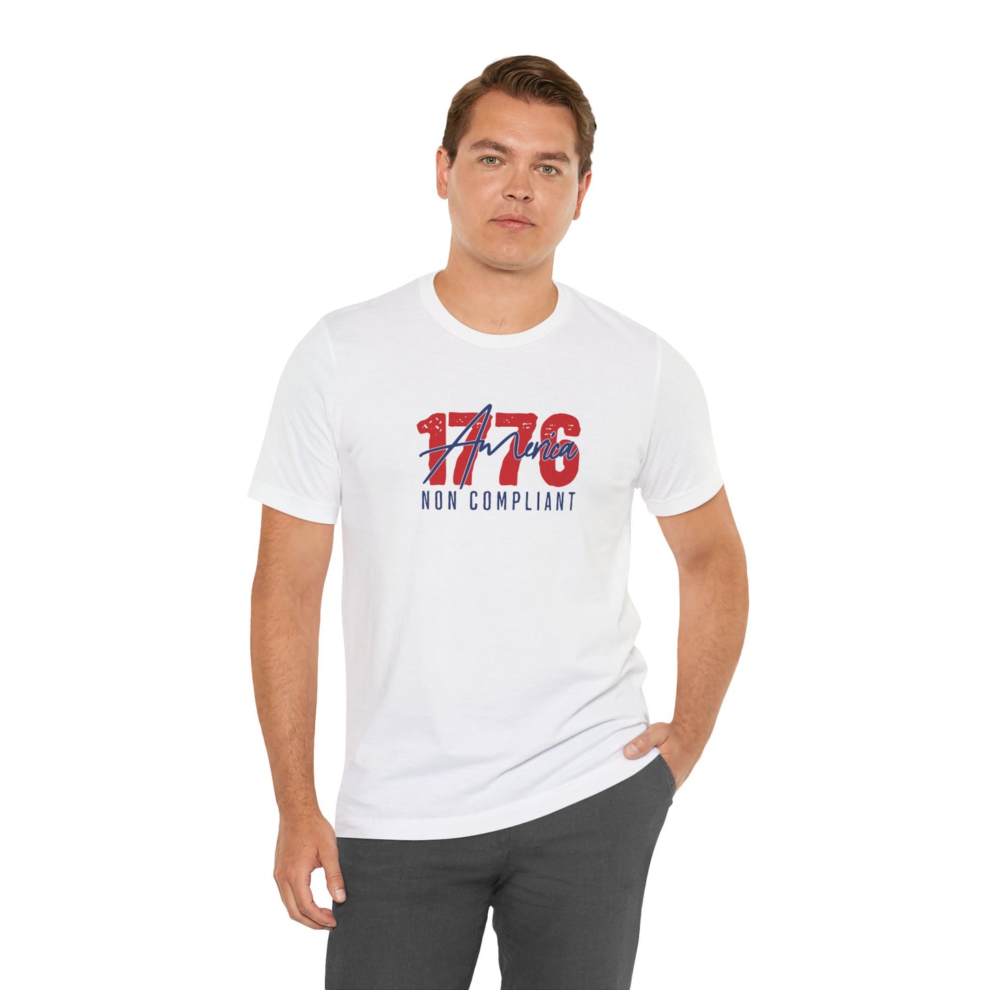 1776 Non Compliant - Men's Jersey Short Sleeve Tee