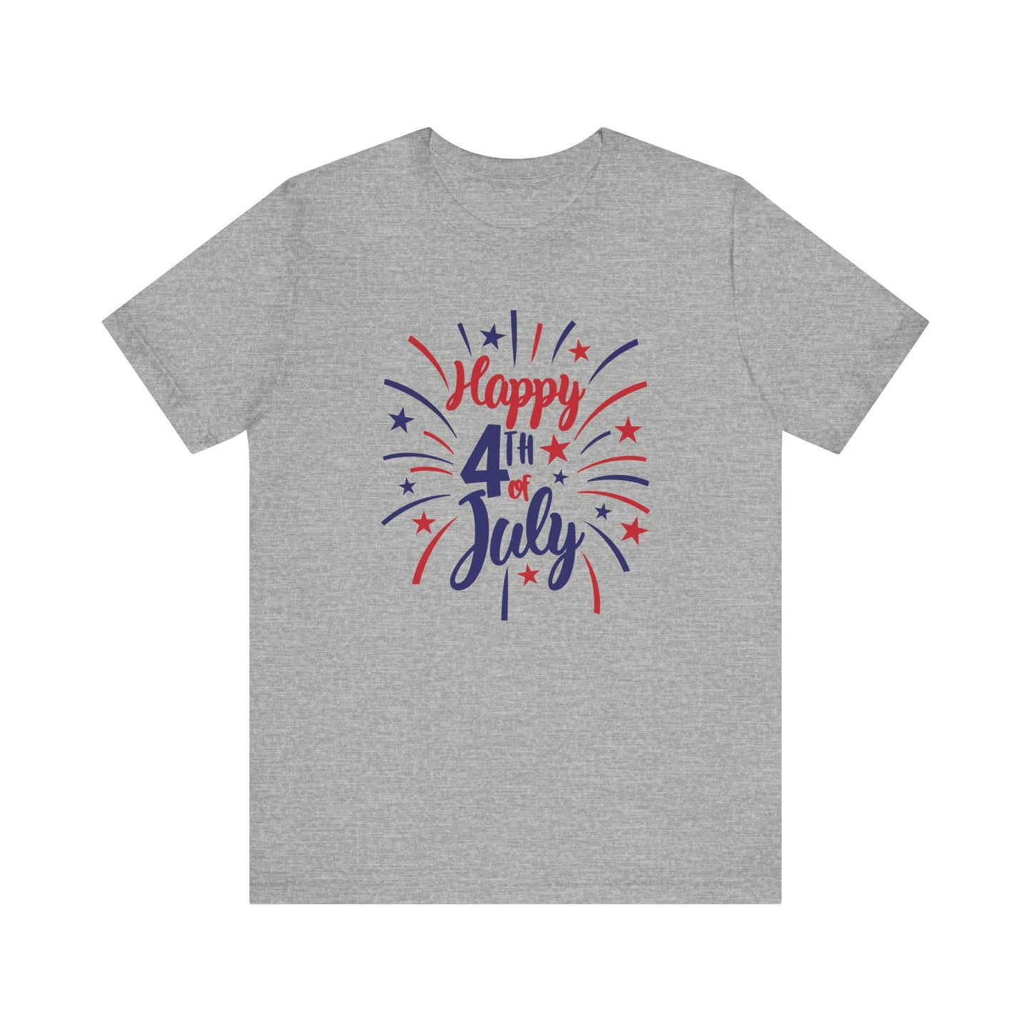 Happy 4th Of July - Ladies Jersey Short Sleeve Tee