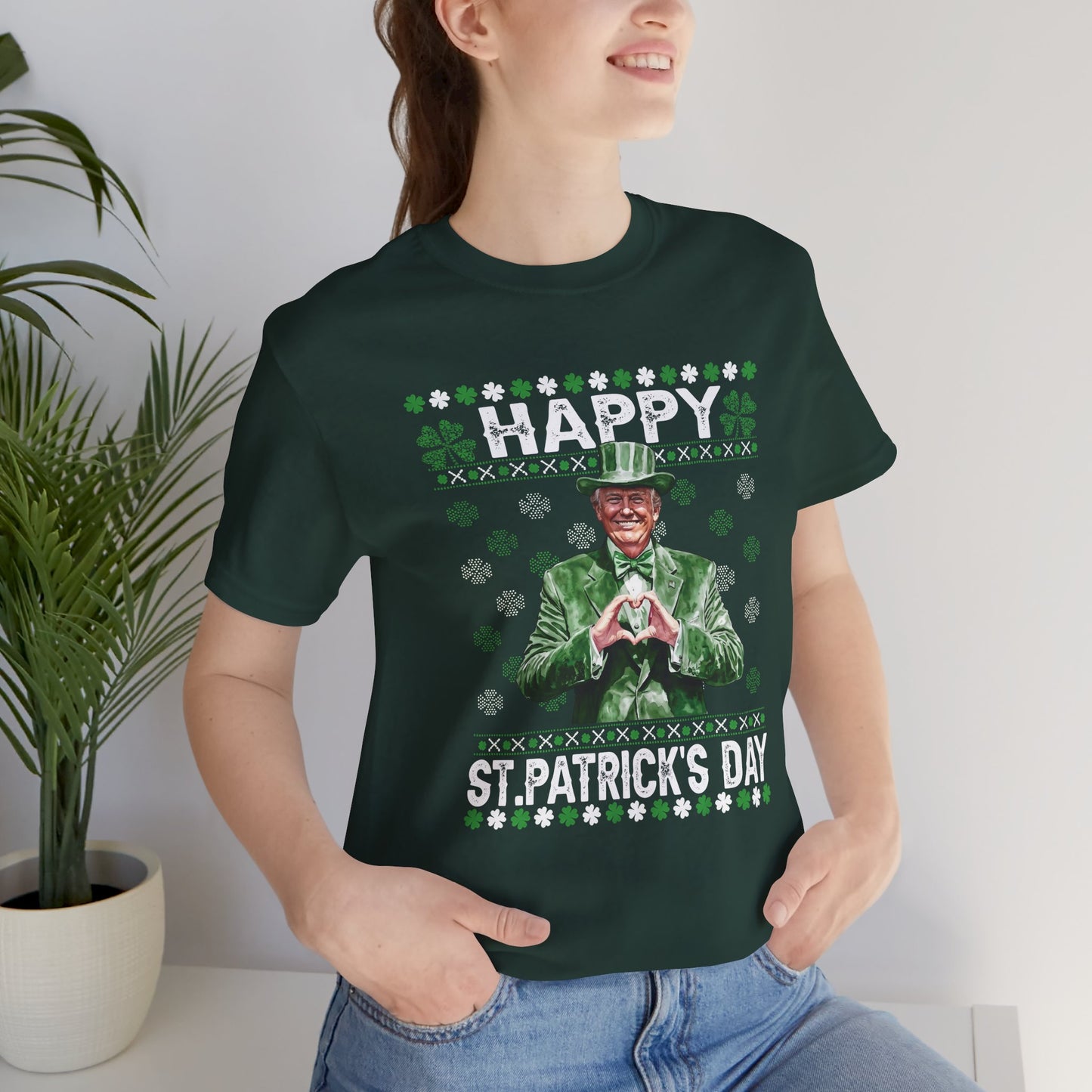 Trump St. Patricks's Day - Ladies Jersey Short Sleeve Tee