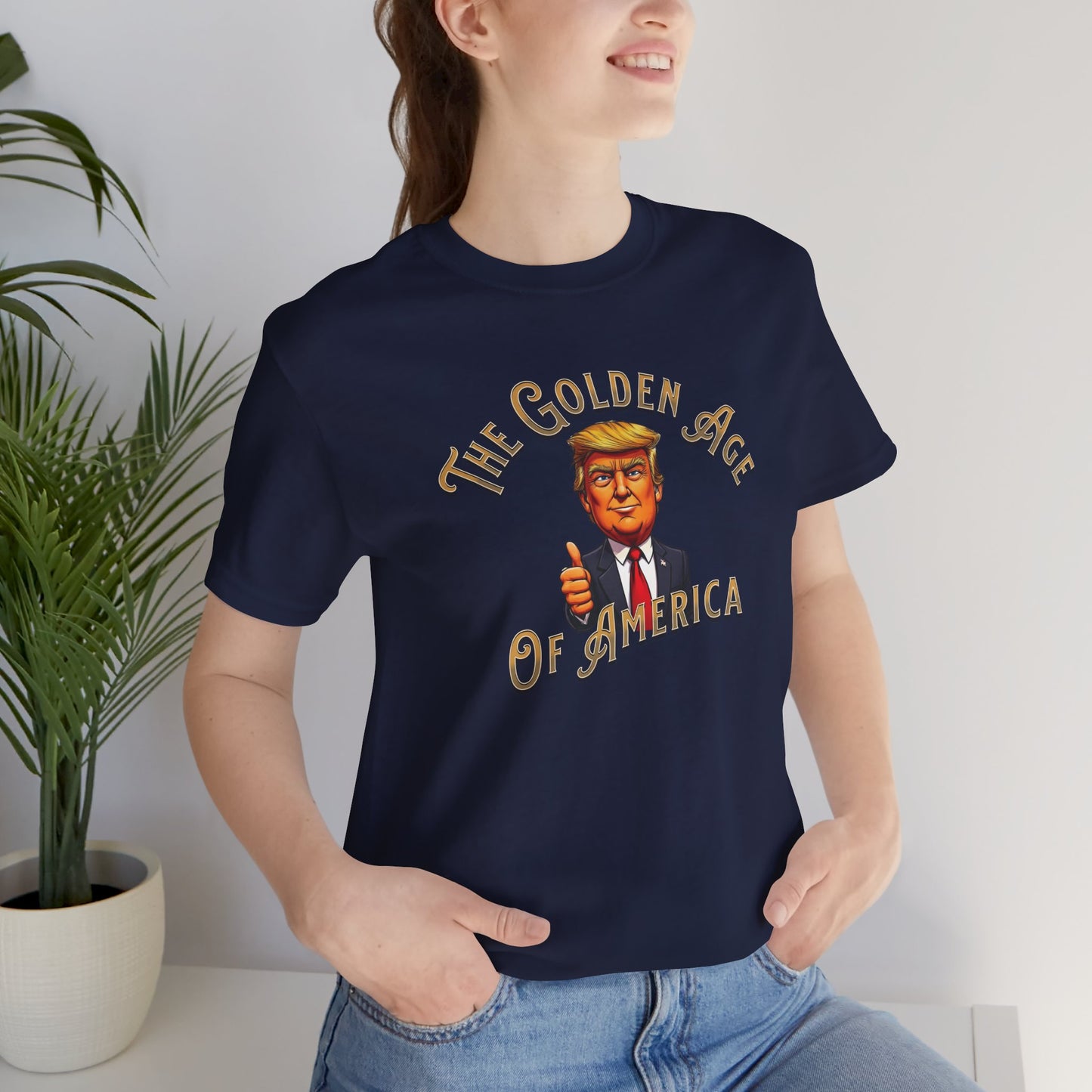 Golden Age of America - Ladies Jersey Short Sleeve Tee