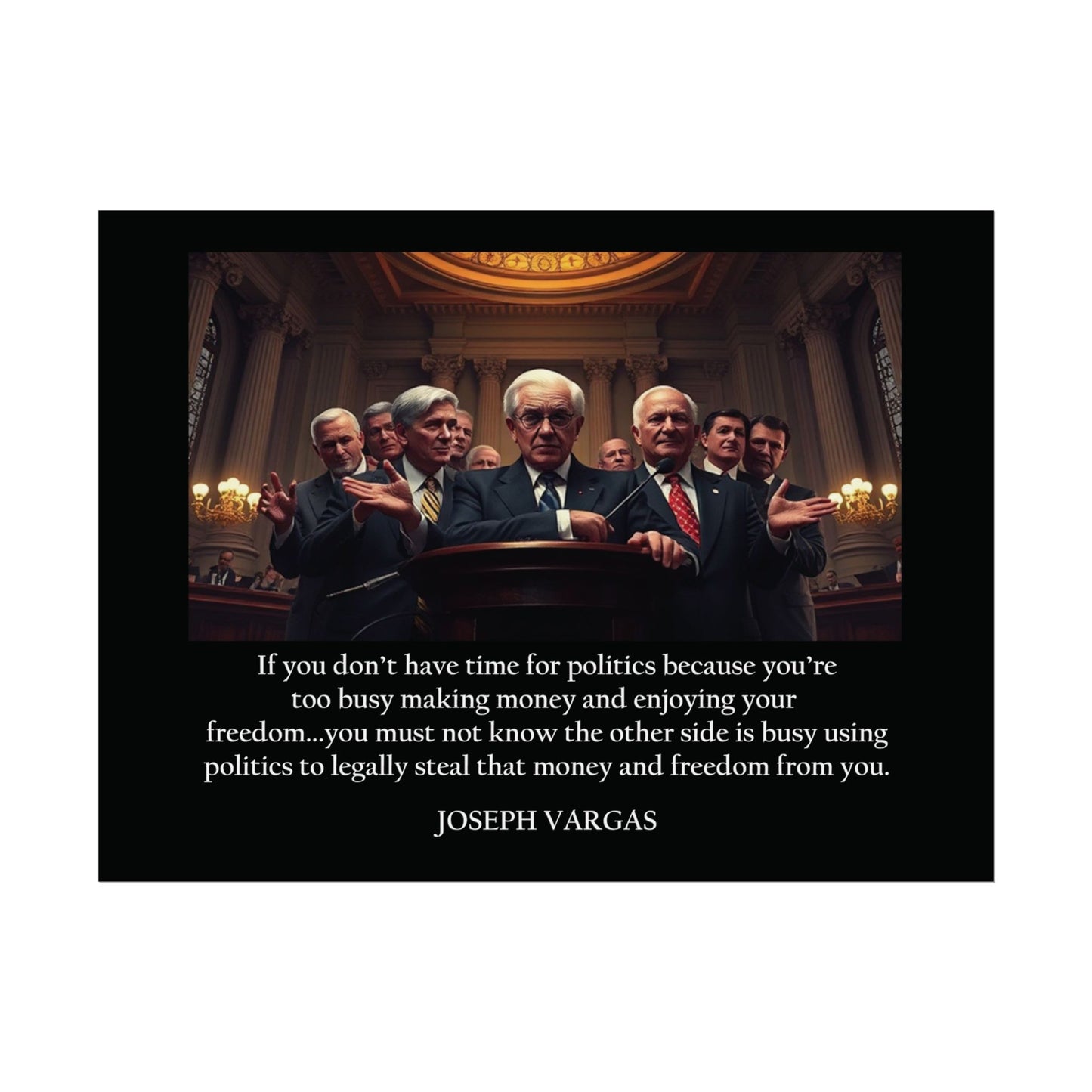 No Time For Politics - Rolled Posters