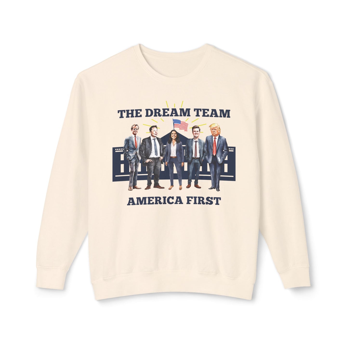 The Dream Team - Ladies Lightweight Crewneck Sweatshirt