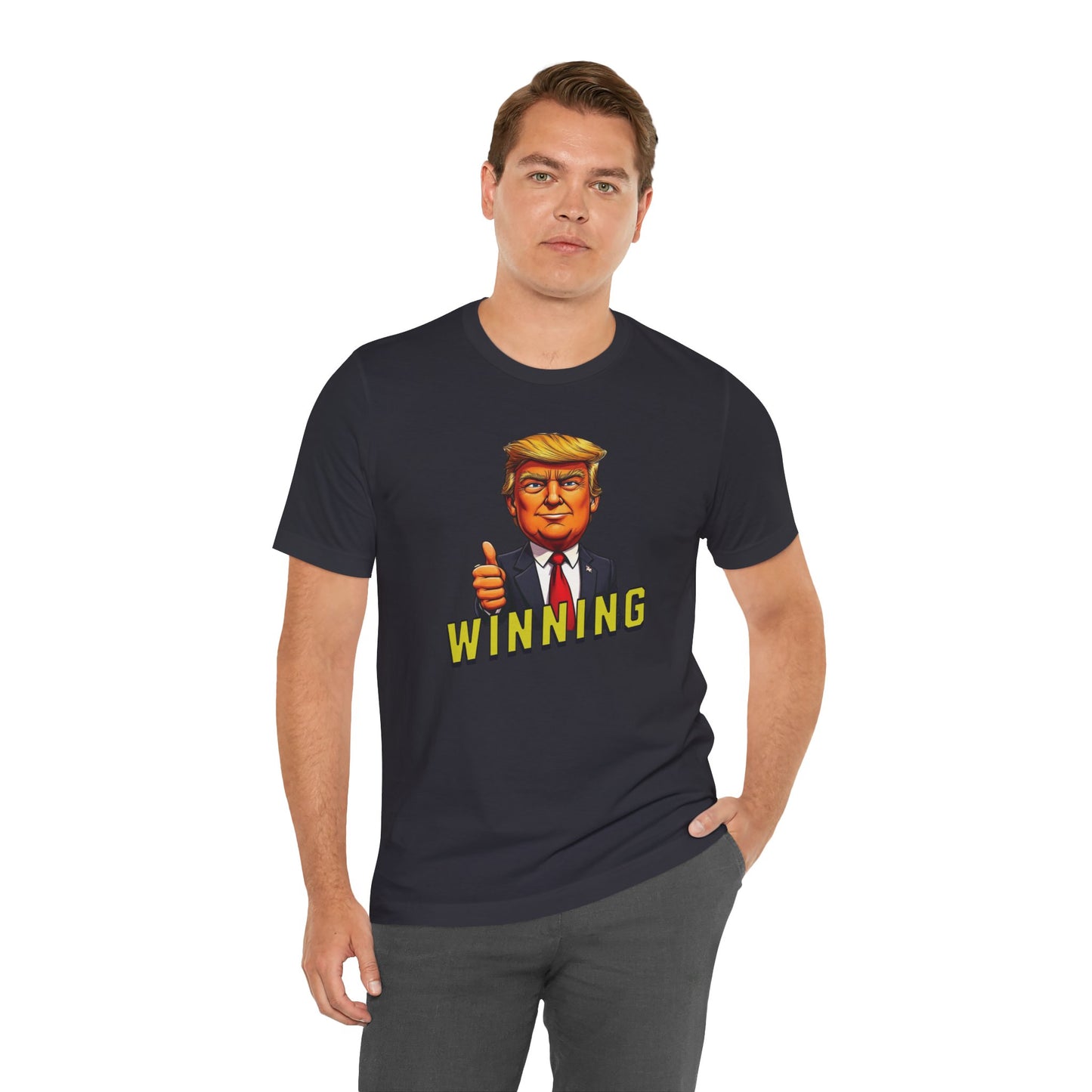 Trump Winning - Men's Jersey Short Sleeve Tee