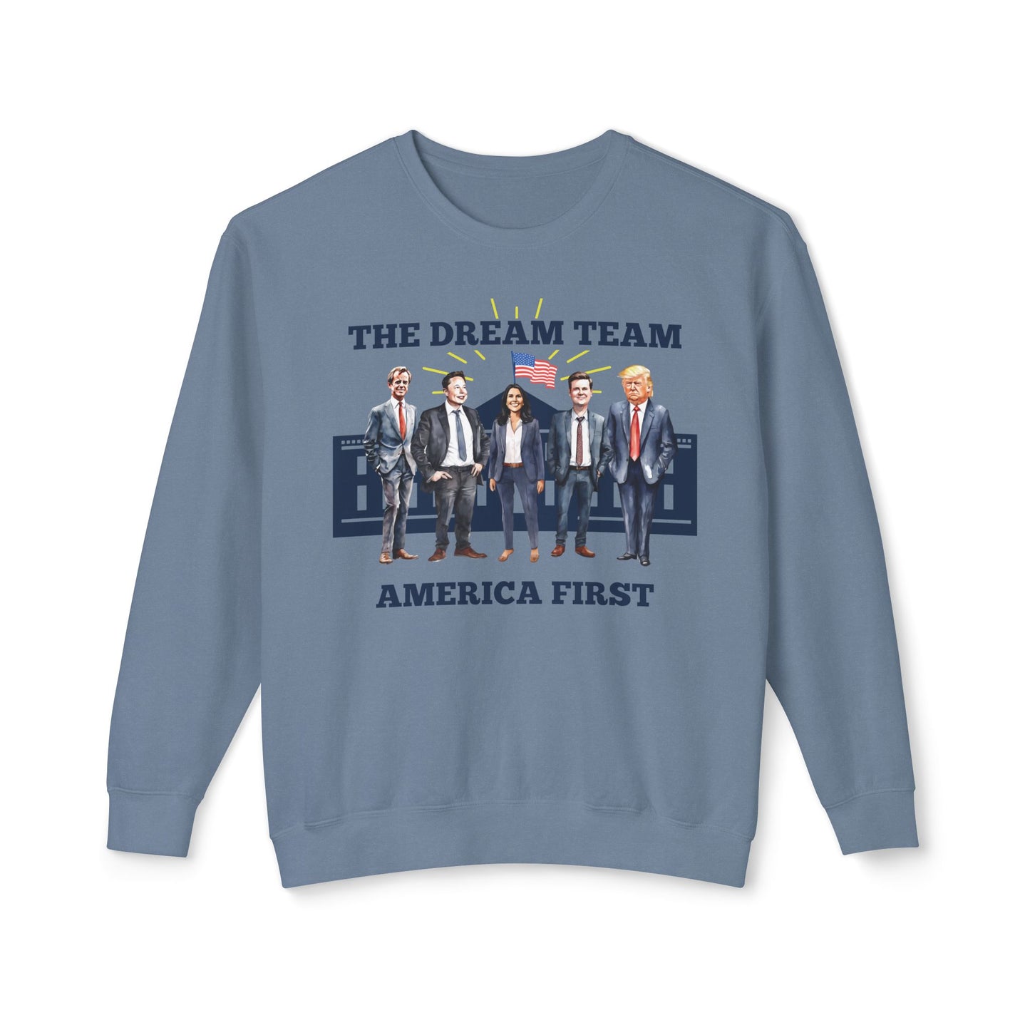 The Dream Team - Ladies Lightweight Crewneck Sweatshirt