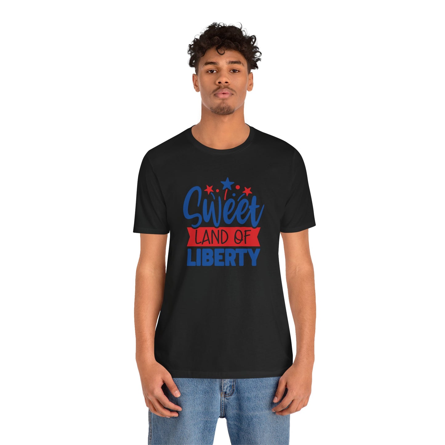 Sweet Land Of Liberty - Men's Jersey Short Sleeve Tee