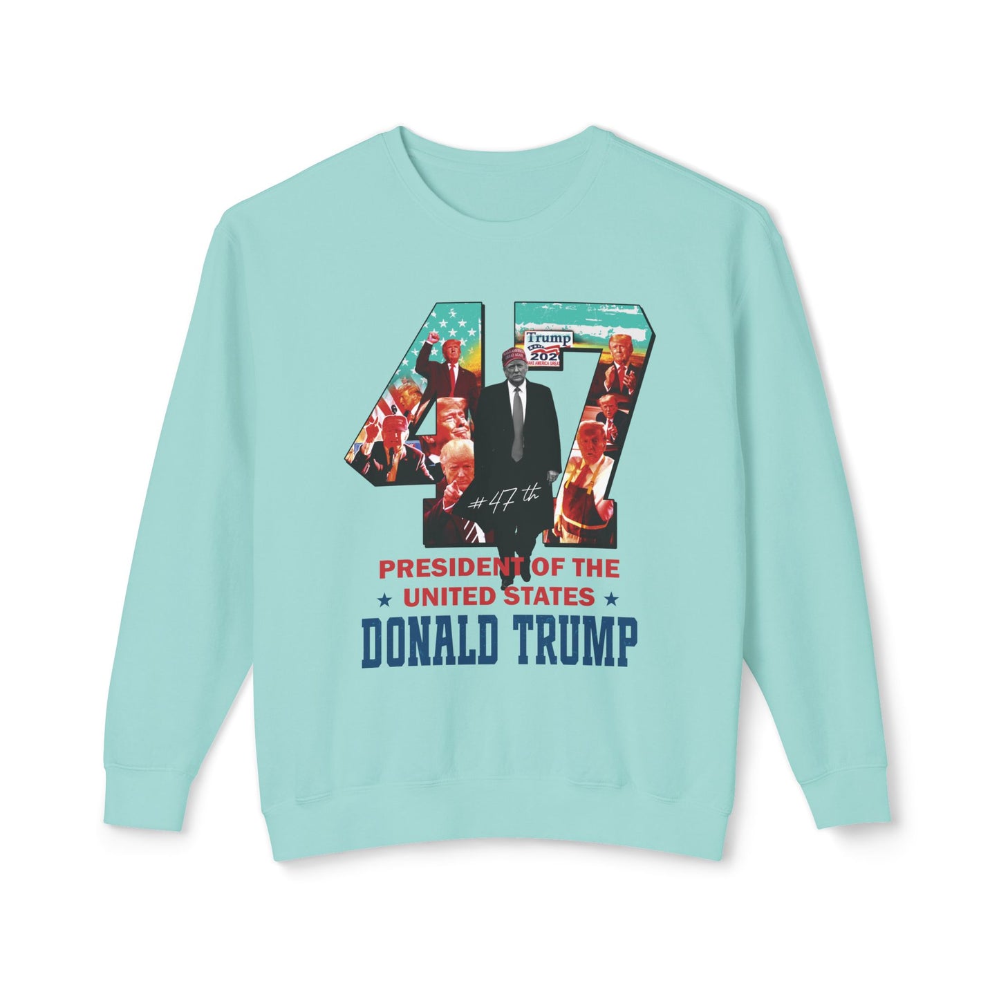 Trump 47 - Ladies Lightweight Crewneck Sweatshirt