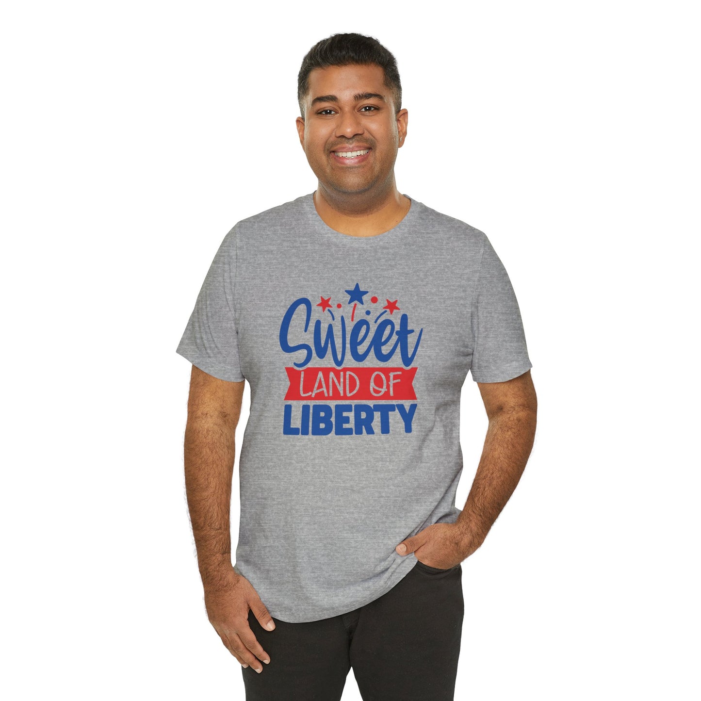 Sweet Land Of Liberty - Men's Jersey Short Sleeve Tee