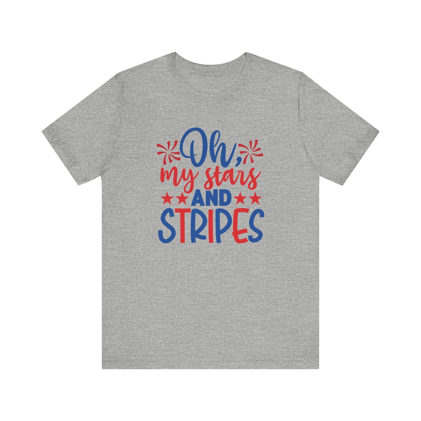 Oh My Stars And Stripes - Ladies Jersey Short Sleeve Tee