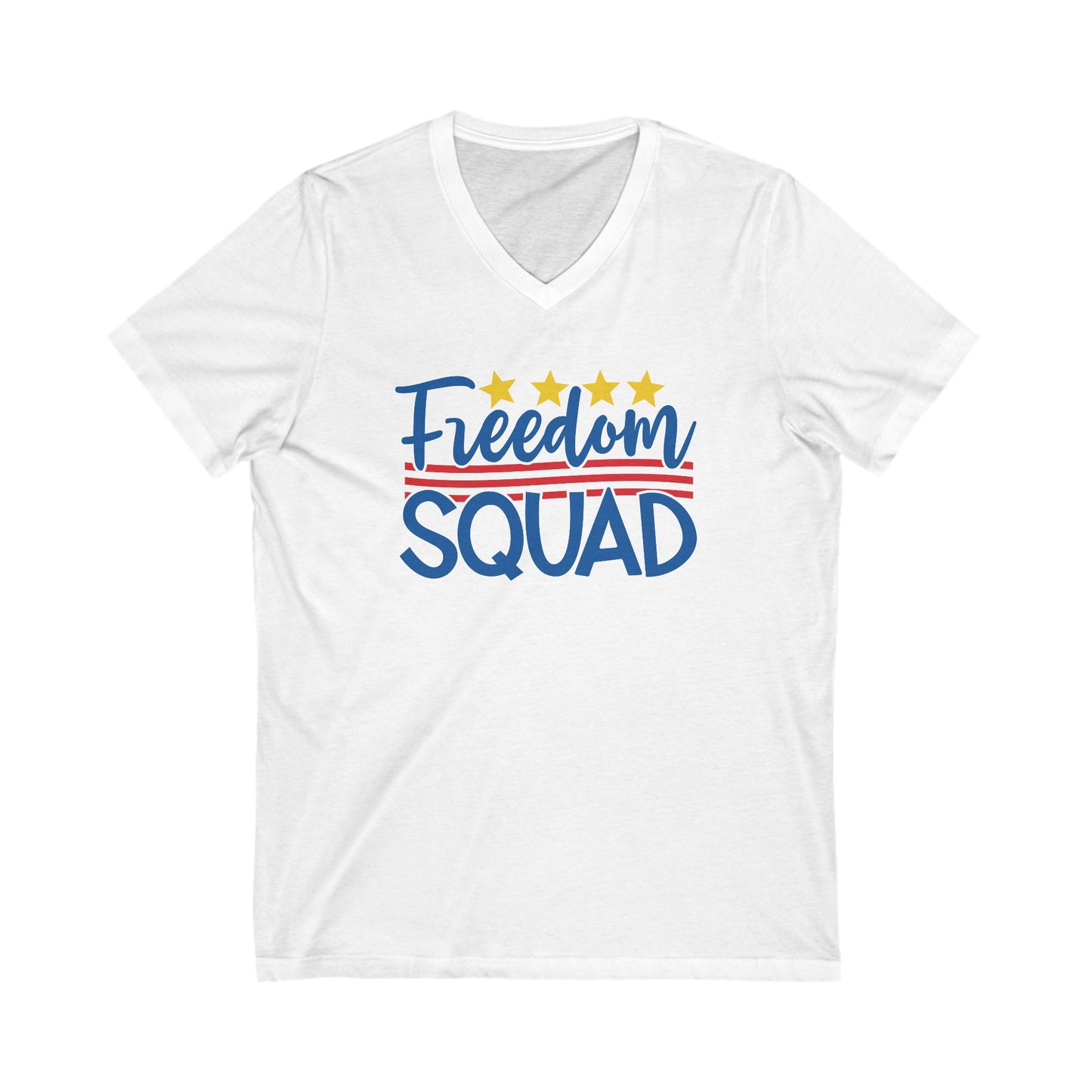 Freedom Squad - Men's Jersey Short Sleeve V-Neck Tee