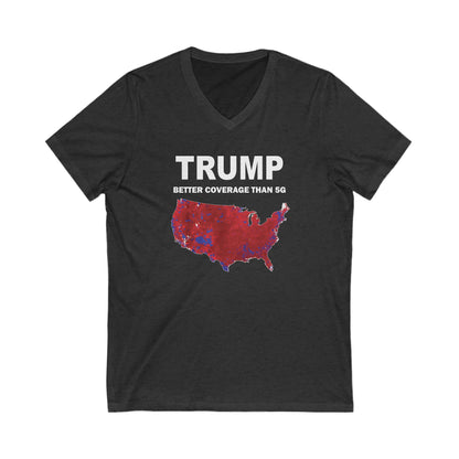 Trump 5G - Jersey Short Sleeve V-Neck Tee