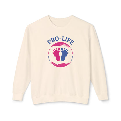 Pro Life - Ladies Lightweight Crewneck Sweatshirt