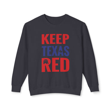 Keep Texas Red - Men's Lightweight Crewneck Sweatshirt