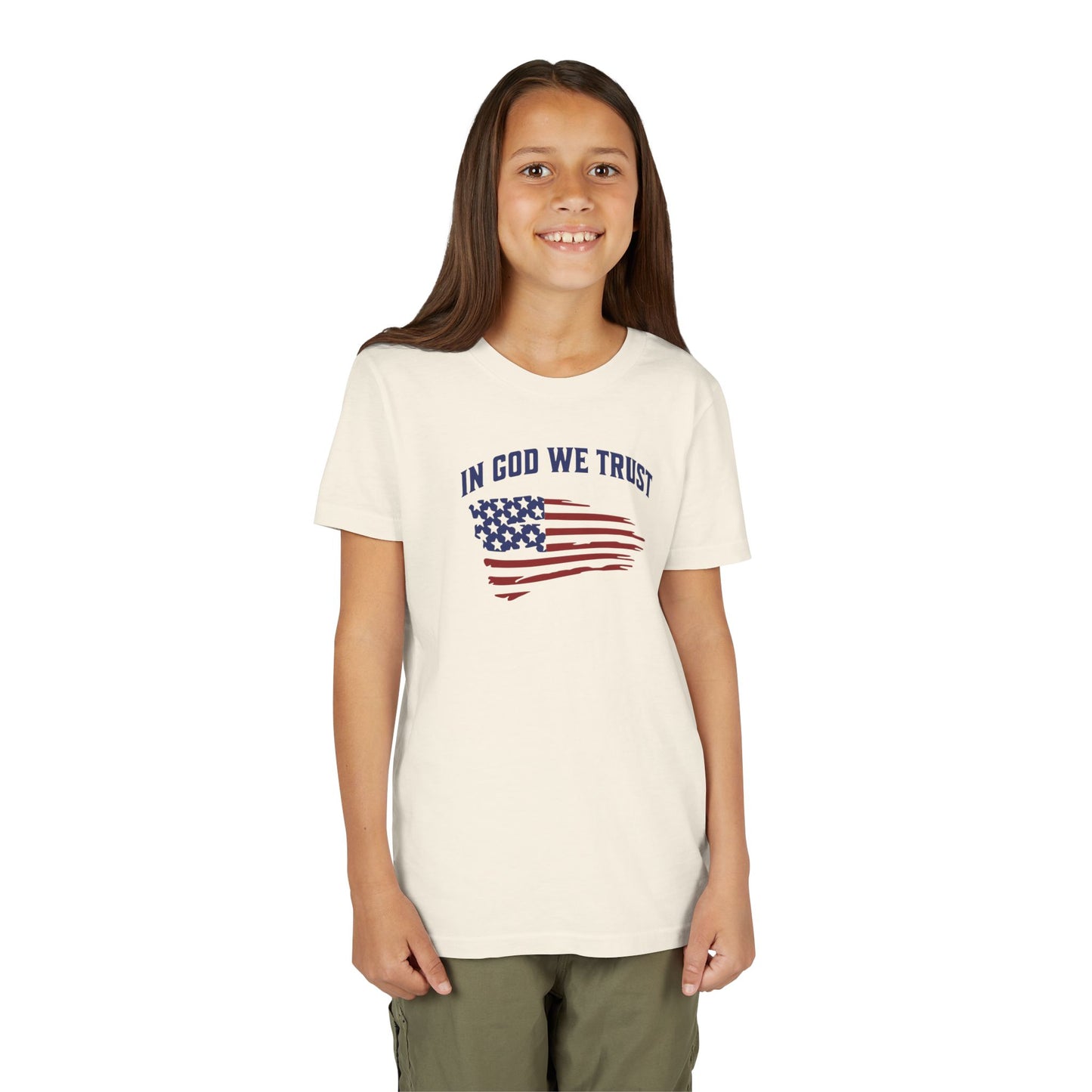 In God We Trust - Girls Youth Short Sleeve Tee