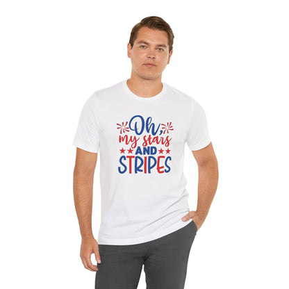 Oh My Stars And Stripes - Men's Jersey Short Sleeve Tee