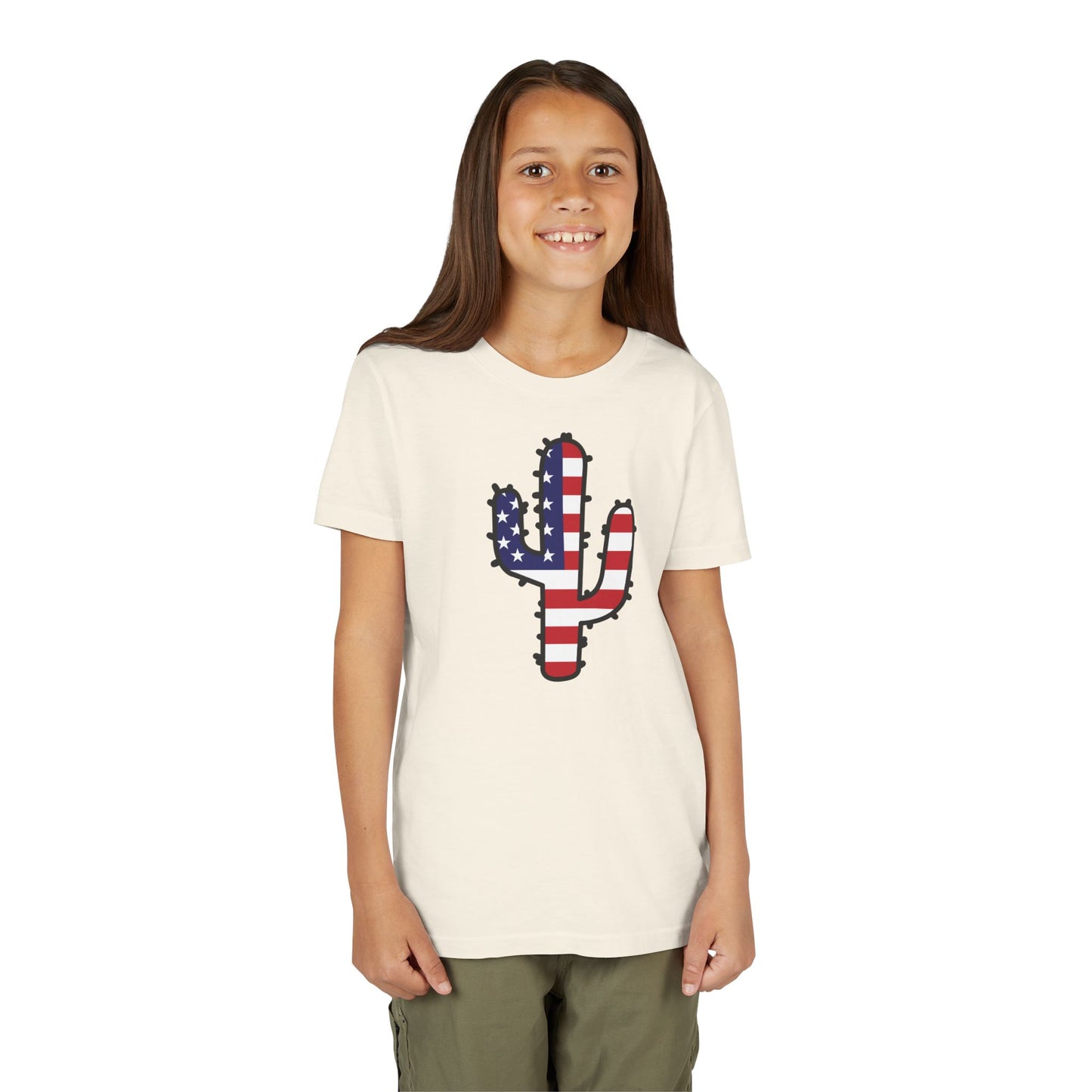 American Cactus - Girls Youth Short Sleeve Tee