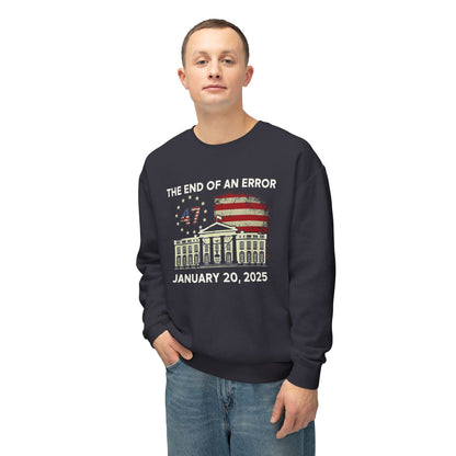 The End Of An Error - Men's Lightweight Crewneck Sweatshirt