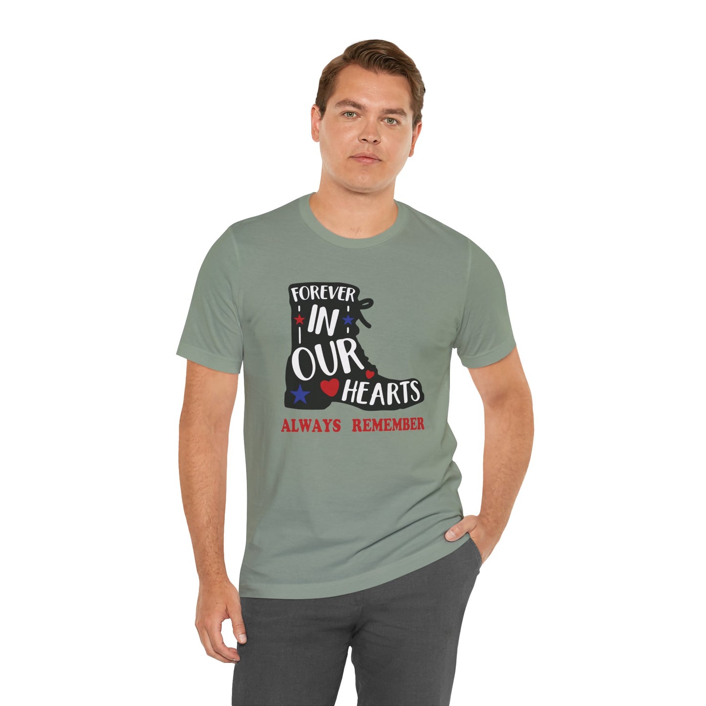 Forever In Our Hearts Boot - Men's Jersey Short Sleeve Tee