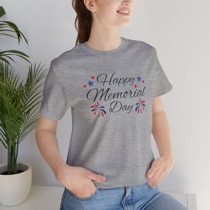 Happy Memorial Day - Ladies Jersey Short Sleeve Tee