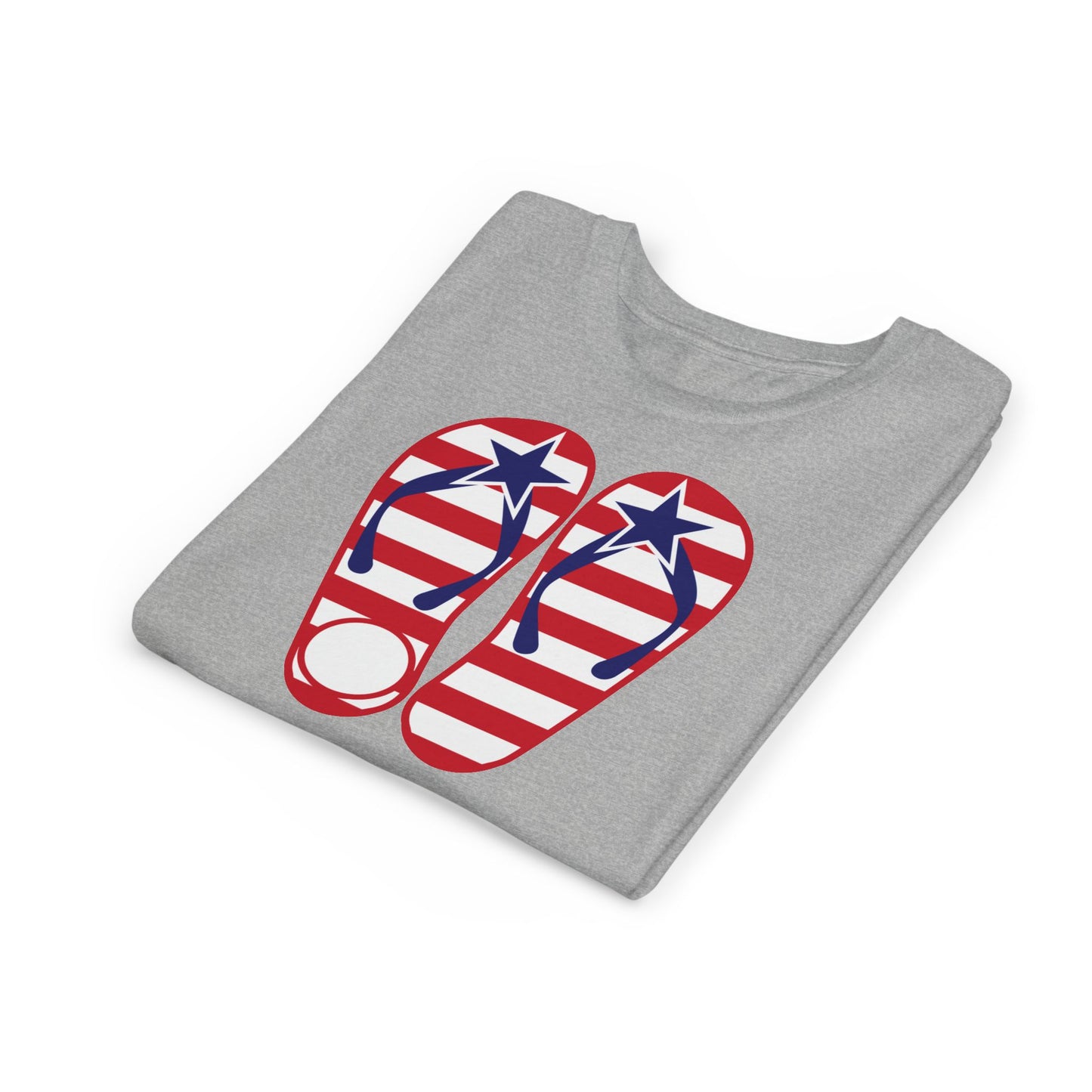 American Flip Flops - Girls Youth Short Sleeve Tee