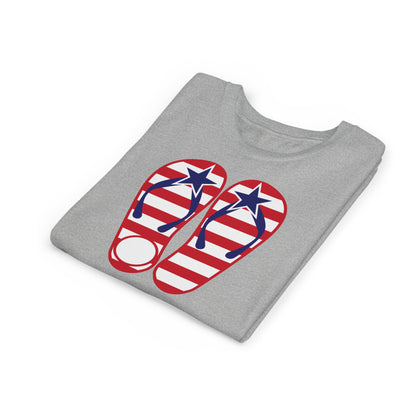 American Flip Flops - Girls Youth Short Sleeve Tee