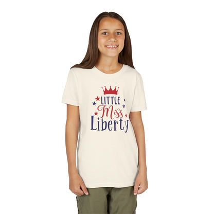 Little Miss Liberty - Girls Youth Short Sleeve Tee