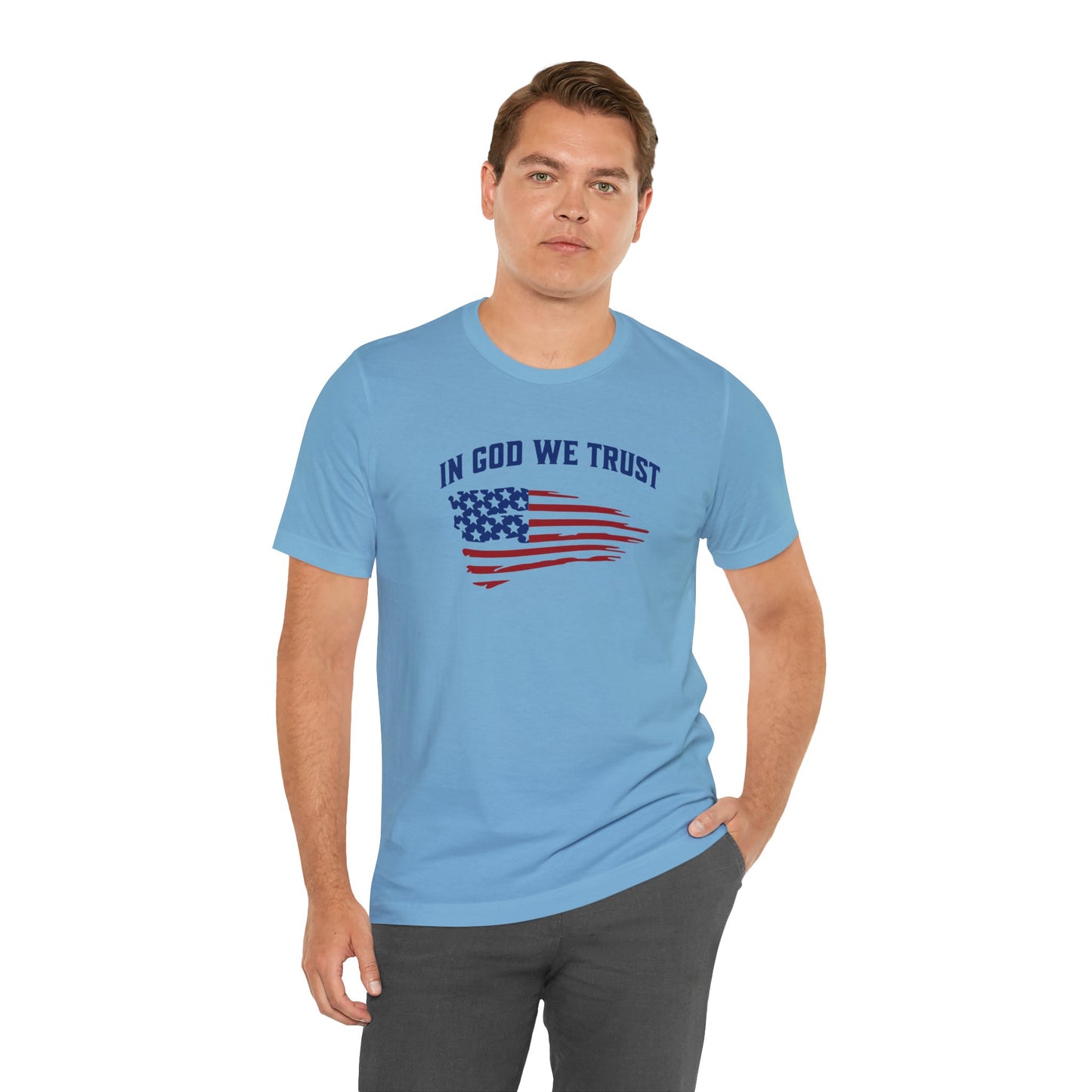 In God We Trust - Men's Jersey Short Sleeve Tee