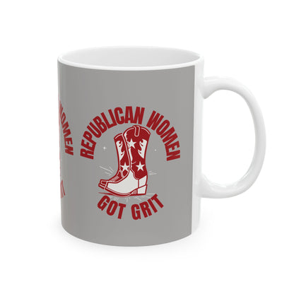 Republican Women Got Grit - Ceramic Mug, (11oz.)