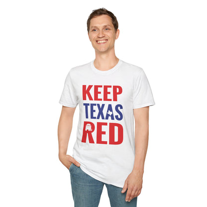 Keep Texas Red -  Men's Softstyle T-Shirt