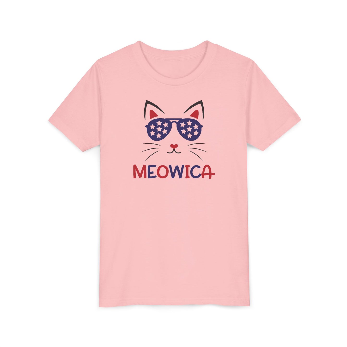 Meowica - Girls Youth Short Sleeve Tee