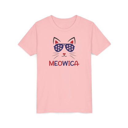 Meowica - Girls Youth Short Sleeve Tee