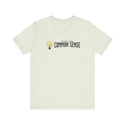 Common Sense - Ladies Jersey Short Sleeve Tee