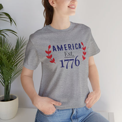 America Est. 1776 - Ladies Jersey Short Sleeve Tee