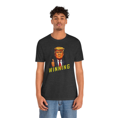 Trump Winning -  Men's Jersey Short Sleeve Tee