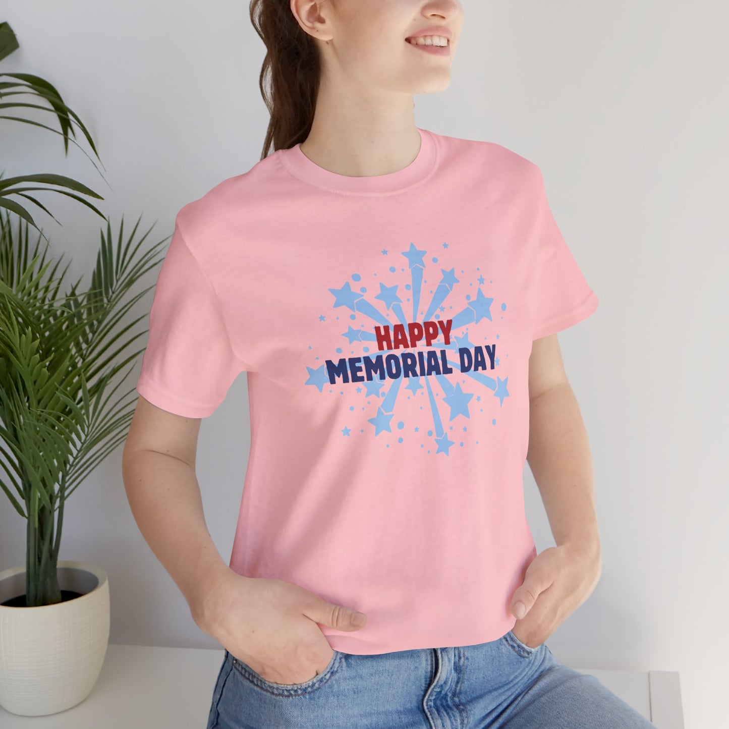 Happy Memorial Day - Ladies Jersey Short Sleeve Tee