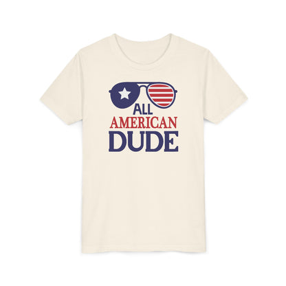 All American Dude - Boys Youth Short Sleeve Tee