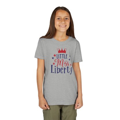 Little Miss Liberty - Girls Youth Short Sleeve Tee