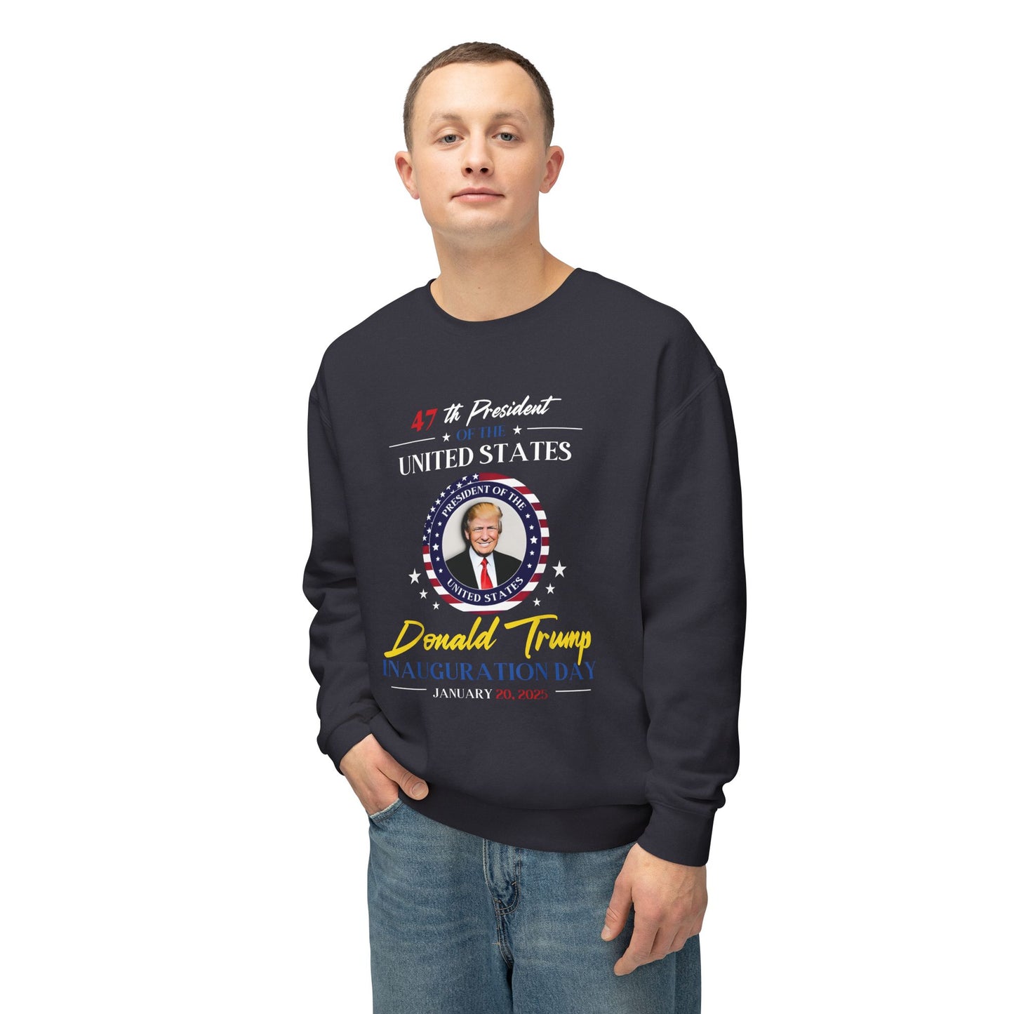 Trump Inauguration - Men's Lightweight Crewneck Sweatshirt