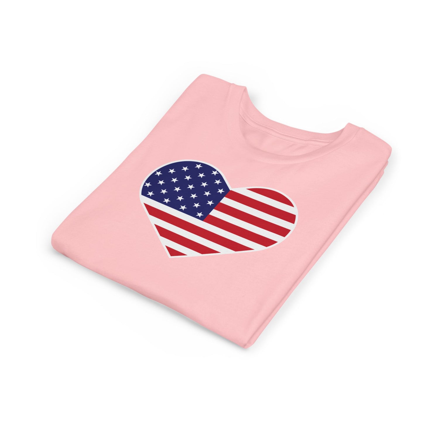 American Heart - Girls Youth Short Sleeve Tee