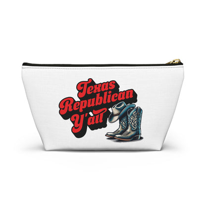 Texas Republican Yall - Accessory Pouch w T-bottom