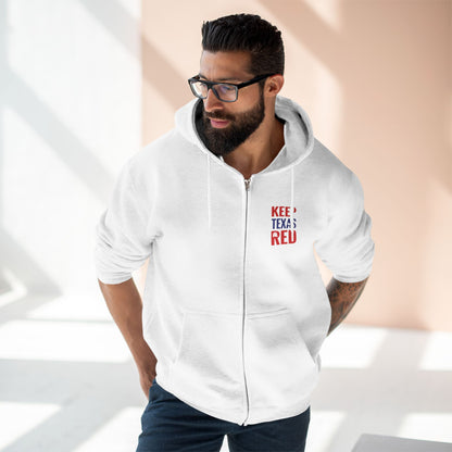 Keep Texas Red - Zip Hoodie