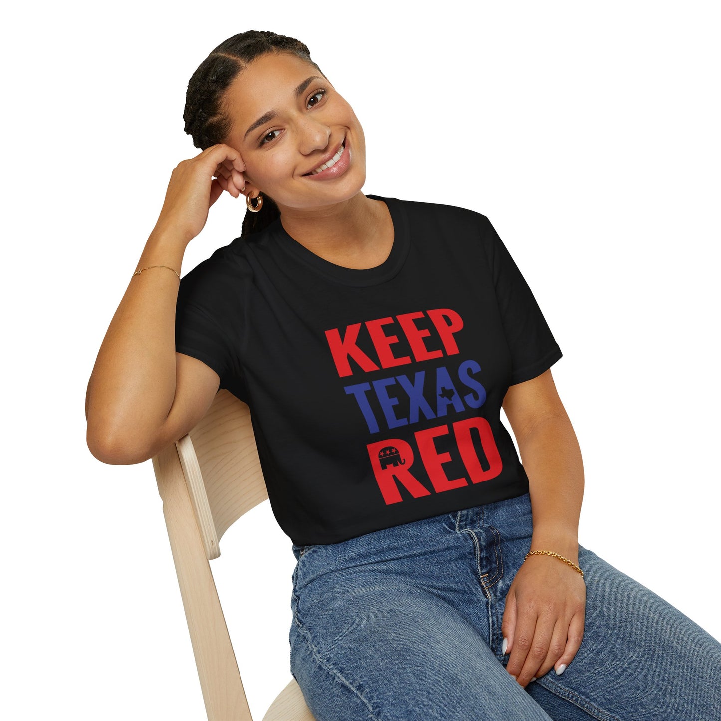 Keep Texas Red -  Ladies Softstyle T-Shirt