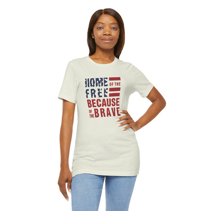 Home Of The Free - Ladies Jersey Short Sleeve Tee