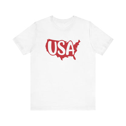 USA - Ladies Jersey Short Sleeve Tee