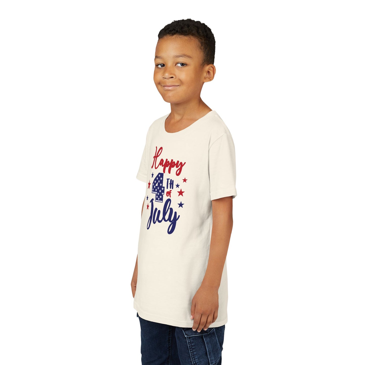 Happy 4th of July - Boys Youth Short Sleeve Tee