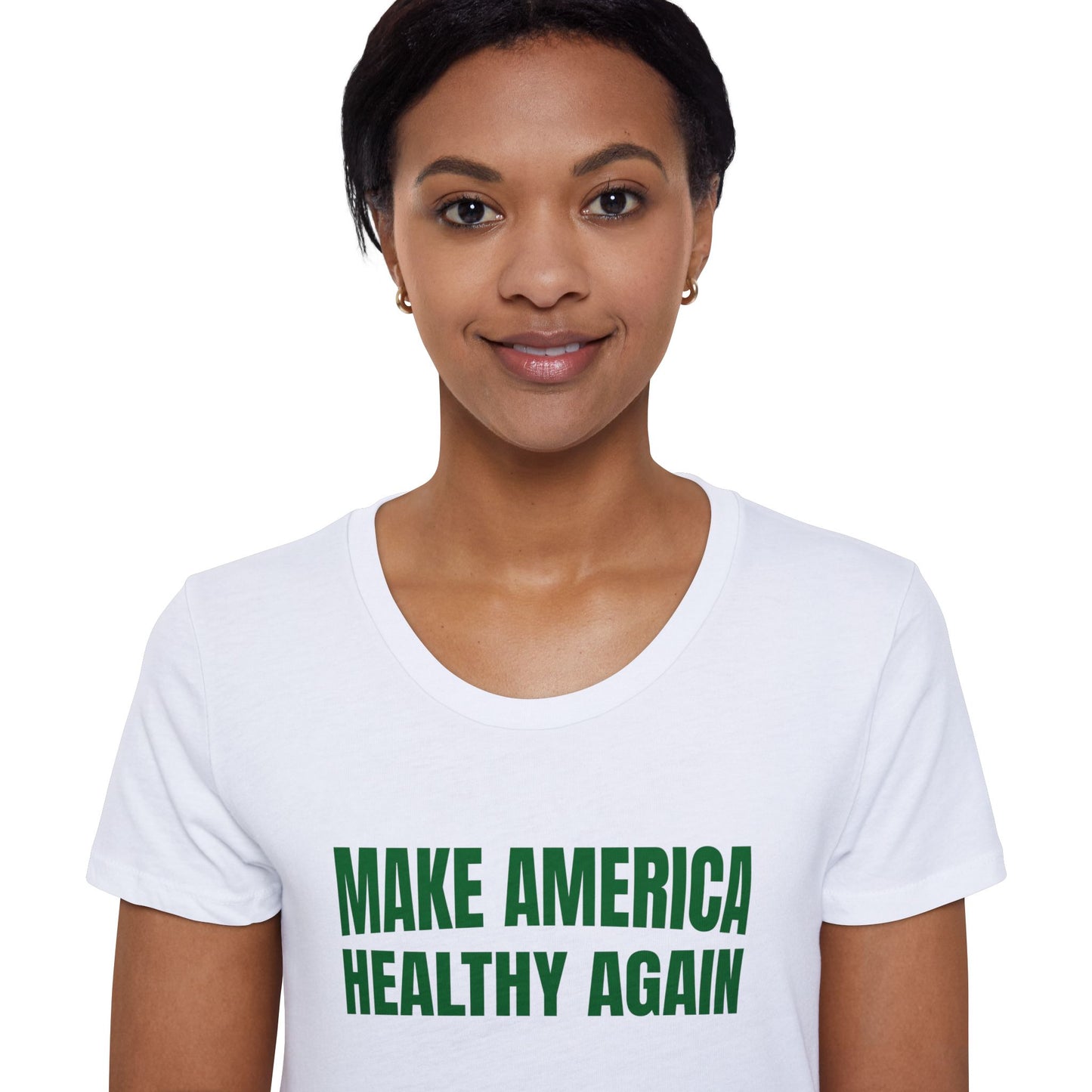 Make America Healthy Again - Ladies Organic Short Sleeve T-Shirt