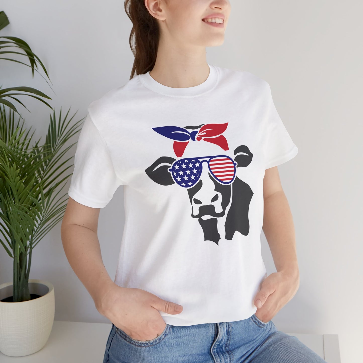 Cow - Ladies Jersey Short Sleeve Tee