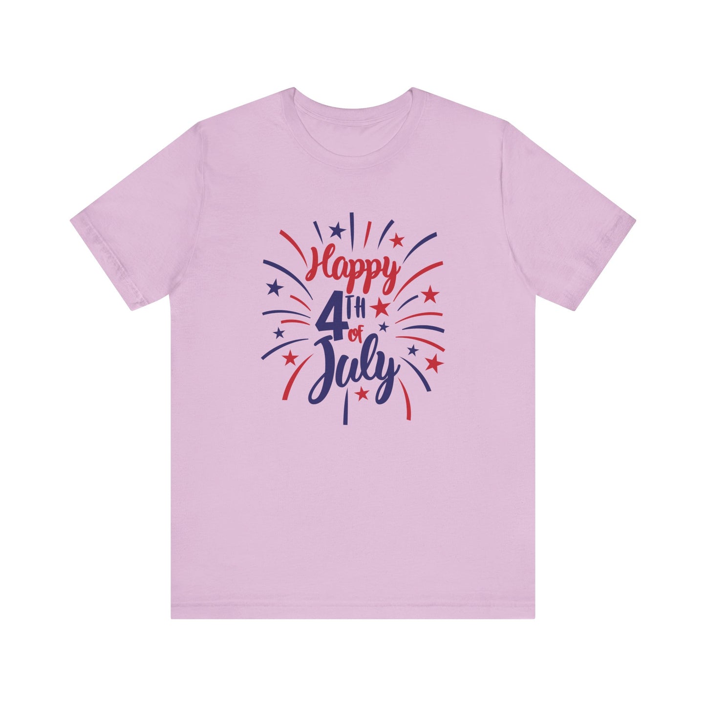 Happy 4th Of July - Ladies Jersey Short Sleeve Tee