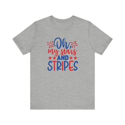 Oh My Stars And Stripes - Men's Jersey Short Sleeve Tee