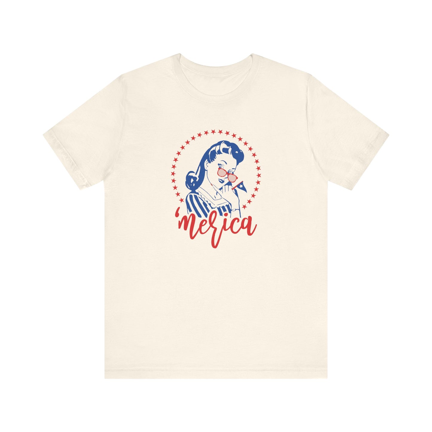 Merica - Ladies Jersey Short Sleeve Tee